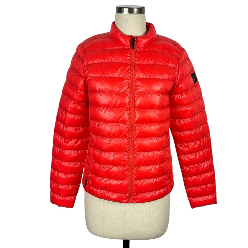 LOLE Flame Red Lightweight Packable Puffer Jacket Women's Size Small Bold
